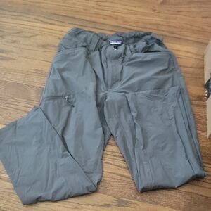 Patagonia Gray Cargo Pants Lightweight and Comfortable